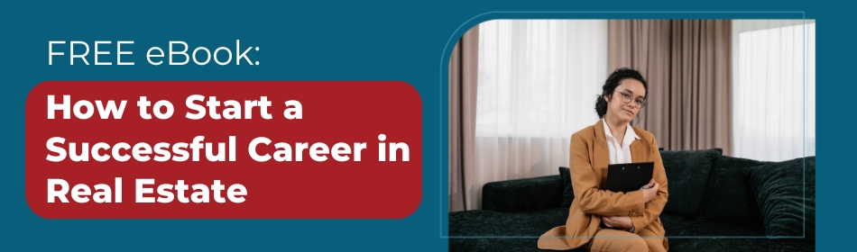 Smiling real estate agent ready to assist homebuyers