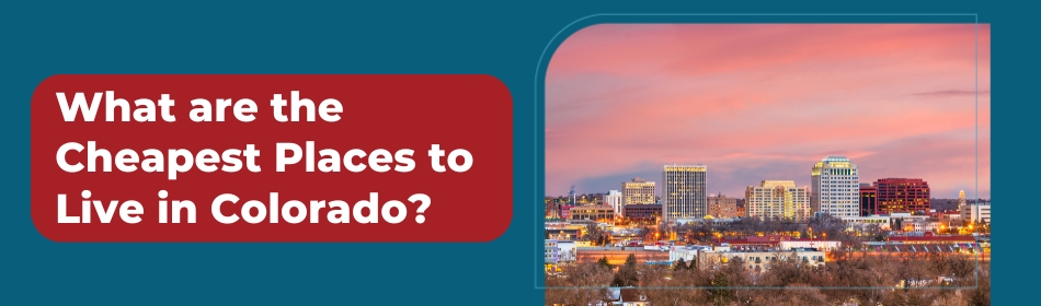 Aerial view of Colorado city