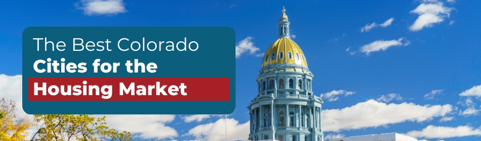 Aerial view of Colorado city