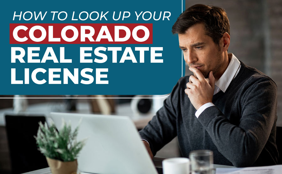 Real estate agent working on a laptop during an online training session